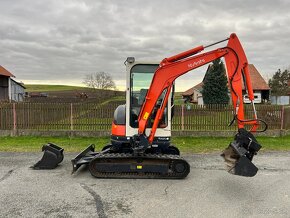 Minibagr Kubota U25-3 pouze 2700mth,hyd.svah, 2,6t - 8