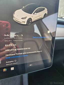 TESLA model 3 Long Range 9/22 ,63tis ,AMD,tep.cerpadlo - 8