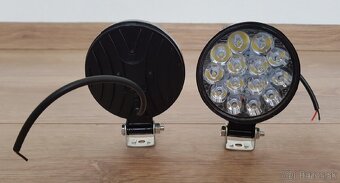 LED SVETLA OKRUHLE - 2ks - 42W + kabeláž - 8