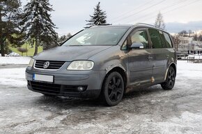 Predám VW Touran 1.9 TDi Highline 2005 s VAM R1 - 8