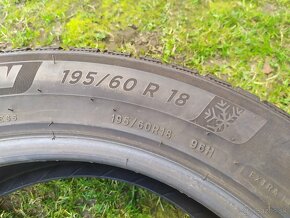 Zimné gumy 195/60R18 Michelin - 8