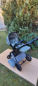 Kočík MOON Piu Extra Moss green+vajíčko Maxi Cosi - 8