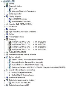 ASUS N52J, Intel i3-330M@2,13GHz, 3GB DDR3, 64GB SSD - 8