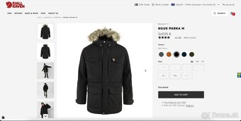 Zánovná zateplená bunda Fjallraven Nuuk Parka M - 8