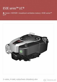 Briggs&Stratton 850E - 8