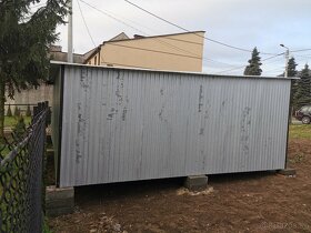 Stavebná búda,garaž plechová strecha 3x5m 2. a 3. trieda - 8