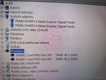 predám Acer extensa 5635 / 4gb ram / 250gb hdd / Windows xp - 8