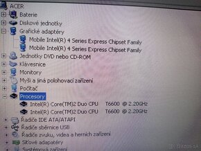 predám Acer extensa 5635 / 3gb ram / 250gb hdd / Windows xp - 8