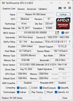 Intel Xeon 2667v4/ RX 5700XT 8GB/16GB RAM/ NVME+SSD/ 600W - 8