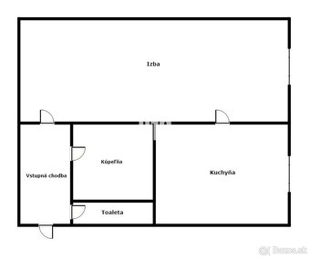 Nová ponuka- 1-izbový byt-PRENÁJOM v centre Nitry / 1-Bed. a - 8