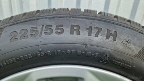 Zimná sada originál BMW F10, F11 5x120 R17 + pneu 225/55 R17 - 8