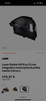 Lazer Rafale moto helma - 8