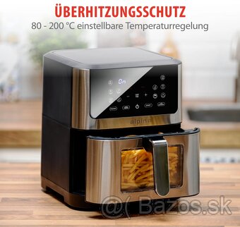 Nerozbaleny  alpina Airfryer XXL - Teplovzdušná fritéza 8L - 8