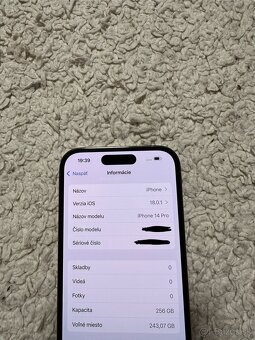 iPhone 14 pro 256GB ako nový - 8