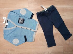 Lanove nohavice H&M+ pudlace Zara+2body Next velkost 86 - 8