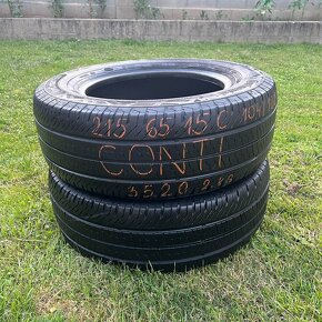 215/65 r15C letné COTINENTAL 104/102T 2+2 ks - 8