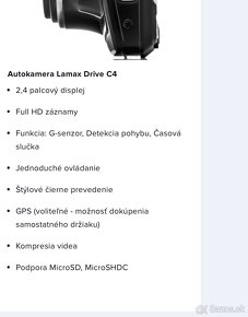 Kamera do auta Lamax drive C4 - 8