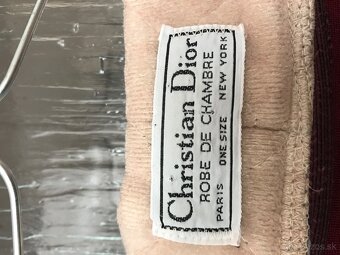 CHRISTIAN DIOR originál dámsky župan made in france - 8