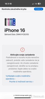 Predám Apple iPhone 16 256GB Black Rozbalení nepoužívaný - 8