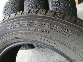 225/65 r17 zimné pneumatiky Nokian na SUV - 8