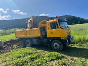 Preprava materiálu, Tatra 815, Hydraulická ruka - 8