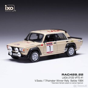 Modely Lada Rallye 1:43 IXO - 8