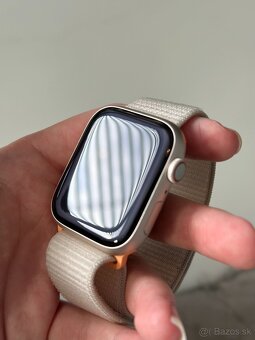 Apple Watch 9 Cellular 45mm Starlight Aluminium Case - 8