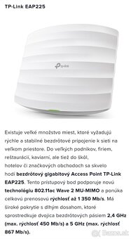 Nový Wi-Fi router TP-Link EAP225 (AC1350) - 8