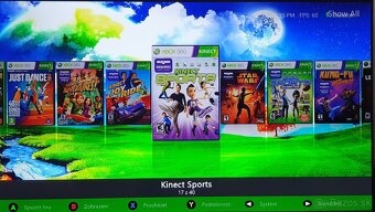 XBOX 360 RGH + kinect a 1 ovládačXBOX 360 RGH + kinect a 1 - 8