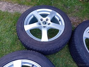 17" ALU 5x112 š SUPERB / VW + zimné pneu 215/55 17 TOP - 8