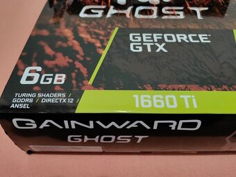 Gainward GeForce GTX 1660Ti Ghost, 6GB,TOP stav,ako novy kus - 8