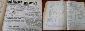 3x Úradné noviny 1942 - 2.diel + 1943 - 1.diel aj 2.diel. - 8