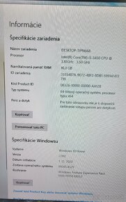 Herne PC i5-3450 cpu.Amd radeon RX 6600. - 8