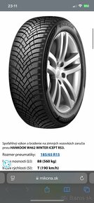 Hankook W462 ICEPT RS3 185/65 R15 88 T Zimné - 8