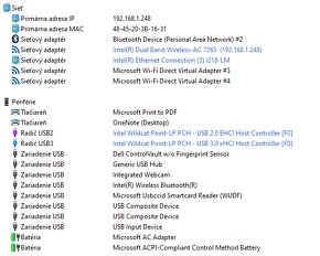 Notebooky DELL Latitude E7450 - 8