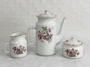 Porcelánový mocca servis Vera Thun Czechoslovakia - 8