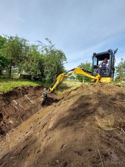 Výkopové a zemné práce - minibáger a dumper/vyklápač - 8