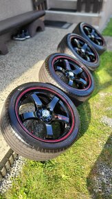 Alu disky dvojroztec RSW RACING GTR 18" + Sava 235/40 R18 - 8