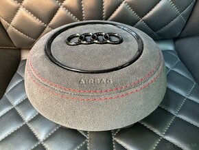 AUDI kryt airbagu - alcantara - 8