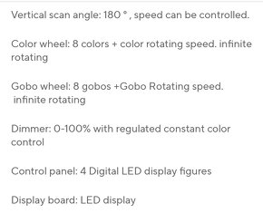 120w led rotačne hlavy - 8