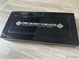 Luxusní etue pro serii The Queen´s Beasts - 10x 2oz stříbrné - 8