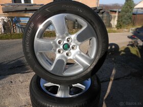 17"-LETNA SADA KOLIES NA PREDAJ 225/50R17 5x112 ORIG. ŠKODA. - 8