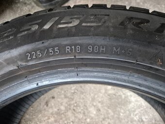 225/55 r18 zimné 4 ks PIRELLI dezén 6,5 - 4,6 mm DOT2020 - 8