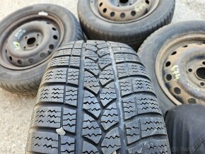 Plechové disky 4x100 + zimné pneu 185/60r14 - 8