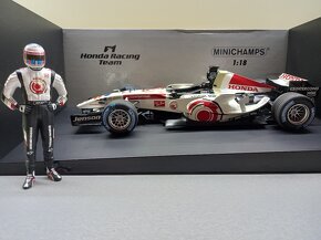 F1 HONDA RA106 BUTTON VÍTĚZ MAĎARSKO 2006 MINICHAMPS 1:18 - 8