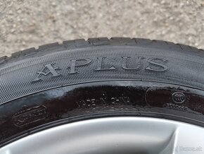 Originálne hliníkové disky Škoda Zeus 215/55 R17+ letné pneu - 8