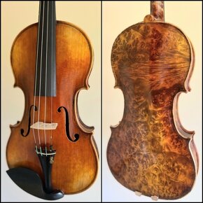 husle 4/4 model Stradivari (očkový javor) - 8