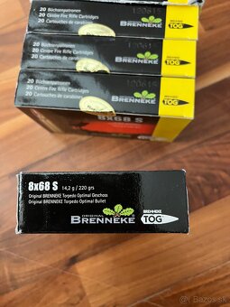 Náboje cal 8x68S Brenneke - 8