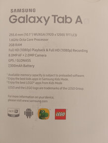 Predám tablet SAMSUNG Galaxy Tab A6 - 8
