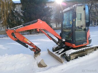 Minibager minirypadlo kubota u 10 s nulovým presahom - 8